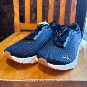 Puma womens Focus Lite athletic workout sporty sneakers black 6